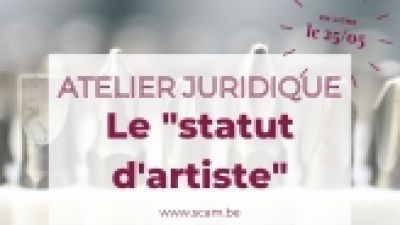 Atelier : statut d'artiste