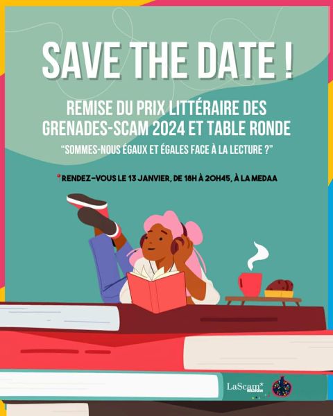 Save the date : remise du Prix Grenades-Scam