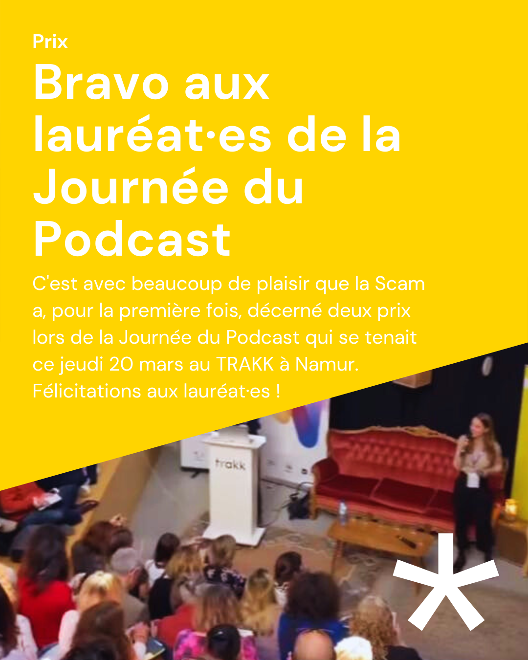 Bravo aux lauréat·es des Prix de la Journée du Podcast