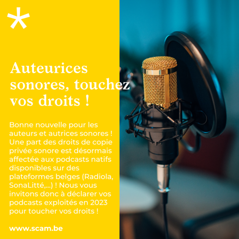 Déclarez vos podcasts exploités en 2023 !