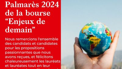 Bourse "Enjeux de demain" : Palmarès 2024