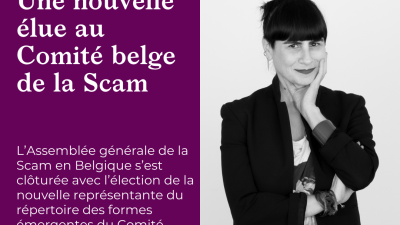 Une nouvelle élue au Comité belge de la Scam !