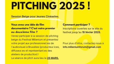 Forum de pitching belge au festival Millenium